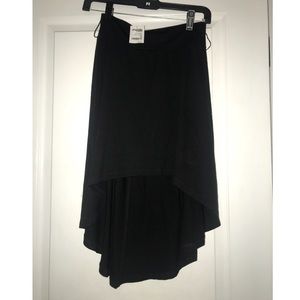 Charlotte Russe Black High Low Skirt